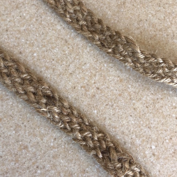 Vintage Y2K Braided Jute Boho Belt-Hippie chic - Picture 8 of 16